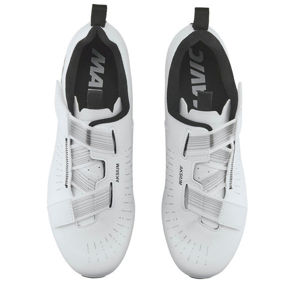Chaussures Route MAVIC AKSIUM STRAP Blanc