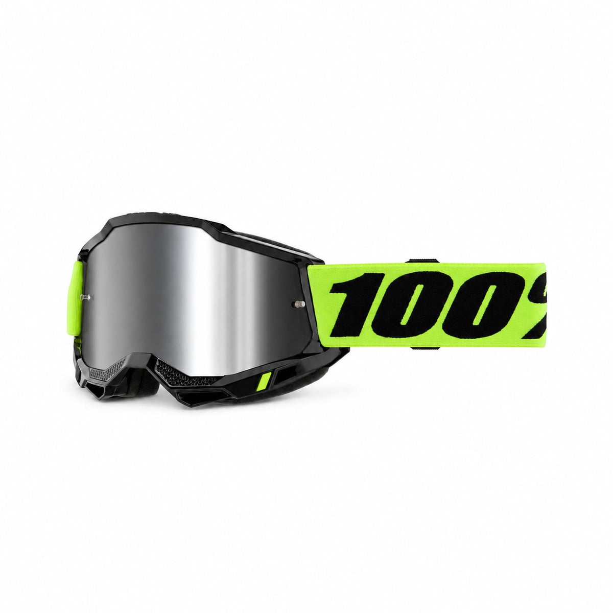 Masque 100% ACCURI 2 Jaune Écran Silver Mirror