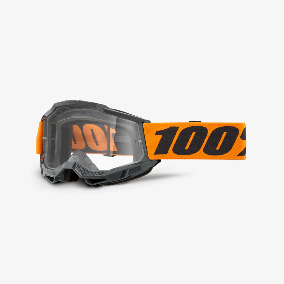 Masque 100% ACCURI 2 Gris/Orange Écran Clear
