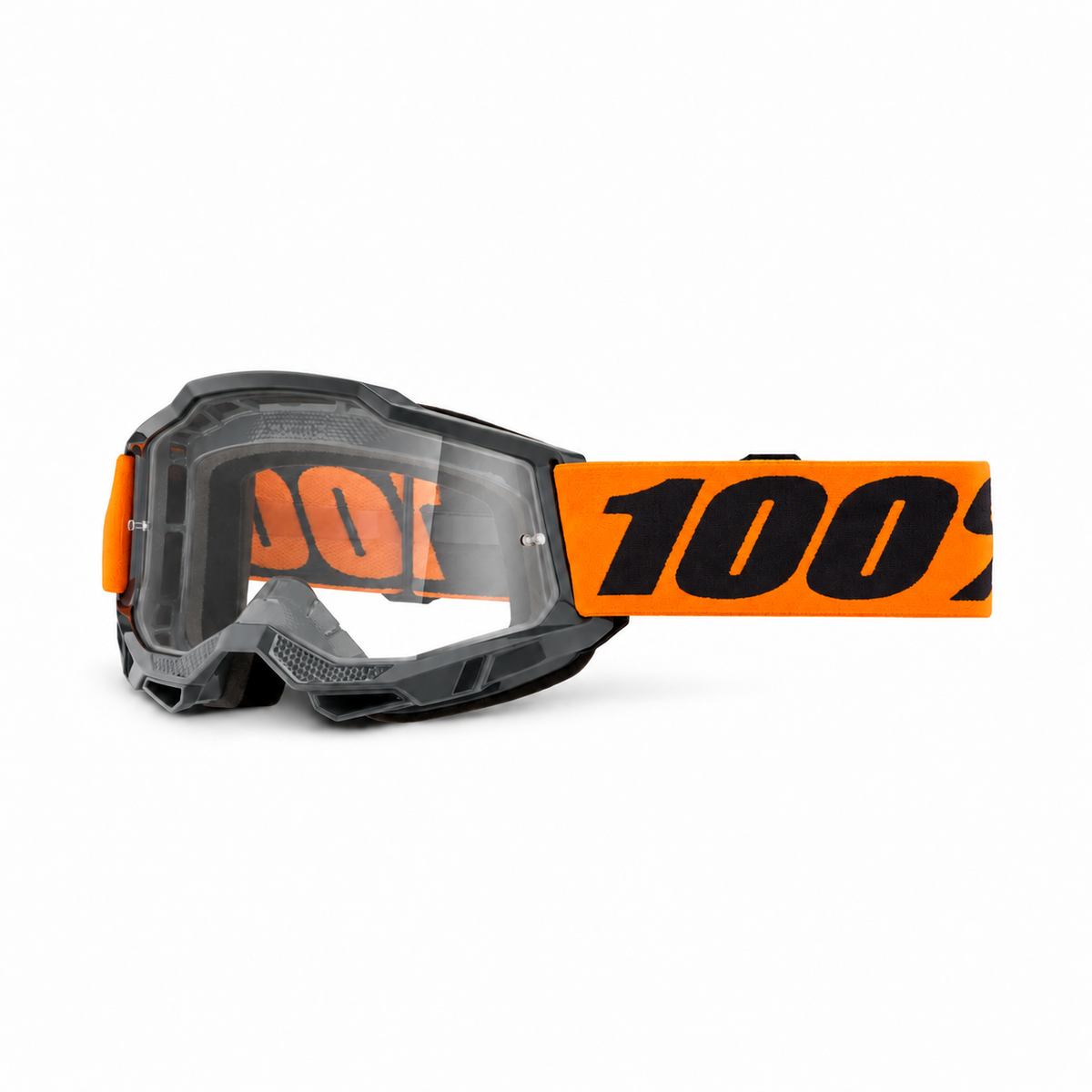 Masque 100% ACCURI 2 Gris/Orange Écran Clear