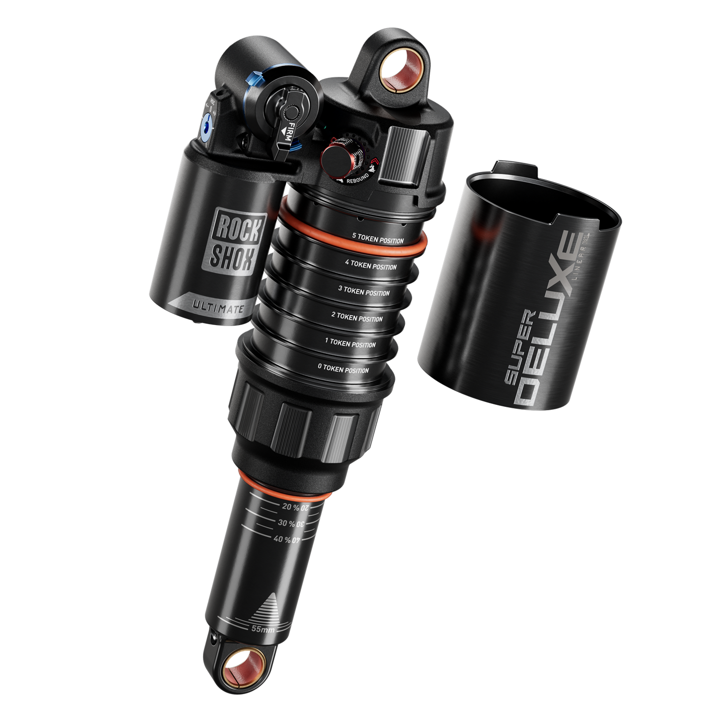 Amortisseur ROCKSHOX SUPER DELUXE ULTIMATE RC2T LINEAR XL D1 pour Specialized StumpJumper 29 EVO(S2-S6) 2021-2024