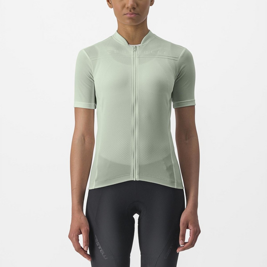 Maillot CASTELLI ANIMA 4 Femme Manches Courtes Vert