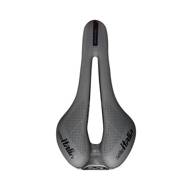 Selle SELLE ITALIA FLITE BOOST GRAVEL SUPERFLOW S Rails Ti316 Noir/Gris