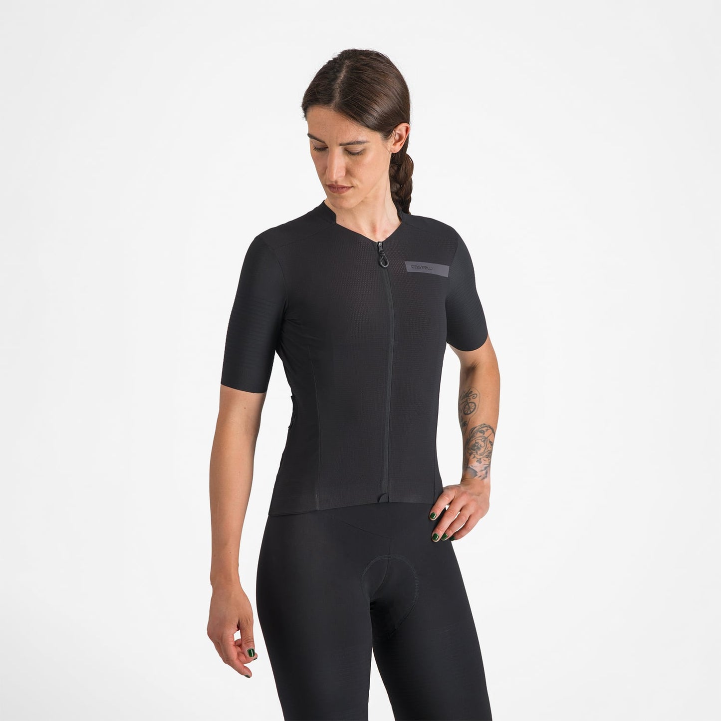 Maillot CASTELLI PREMIO EVO Femme Manches Courtes Noir
