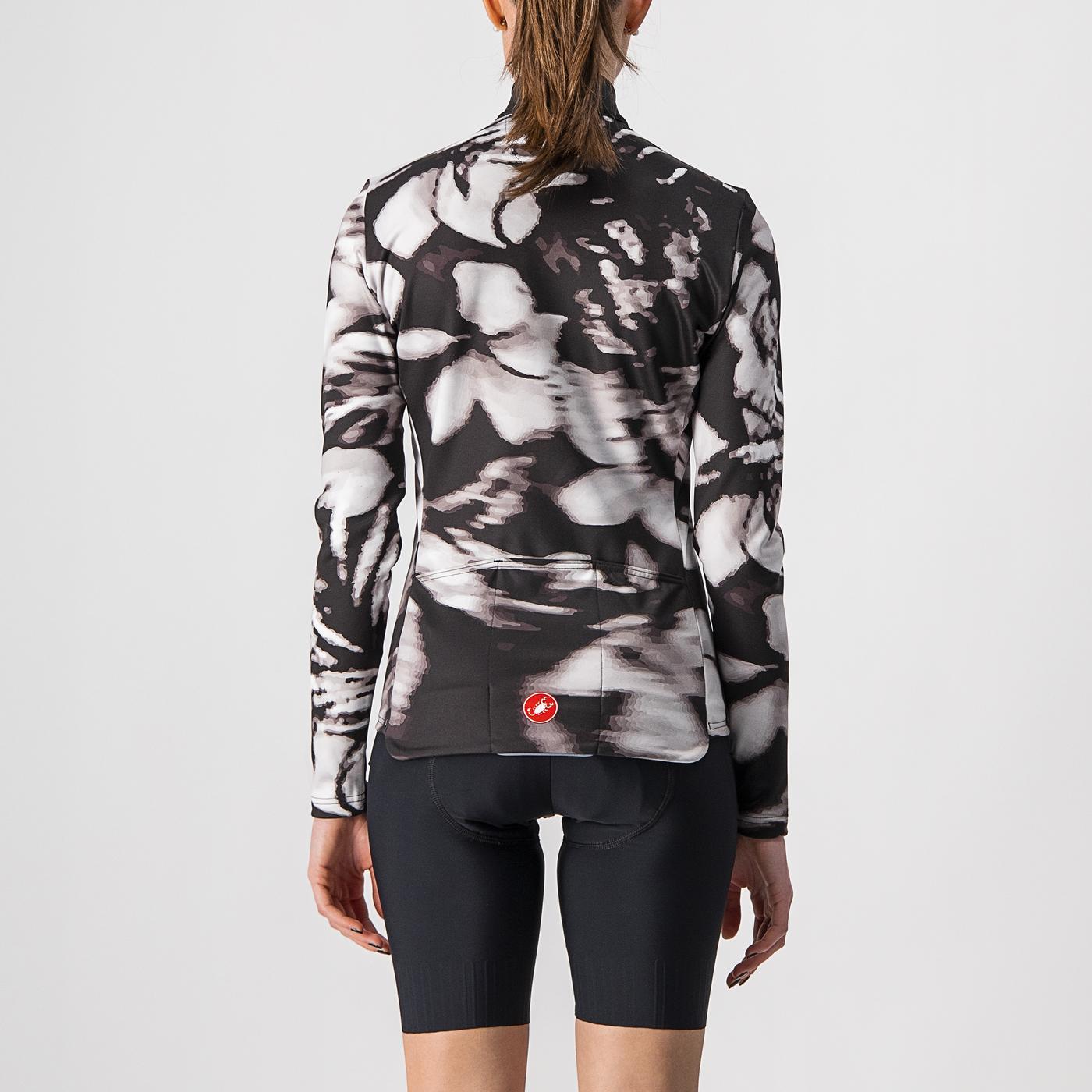 Maillot CASTELLI UNLIMITED THERMAL Femme Manches Longues Noir/Blanc