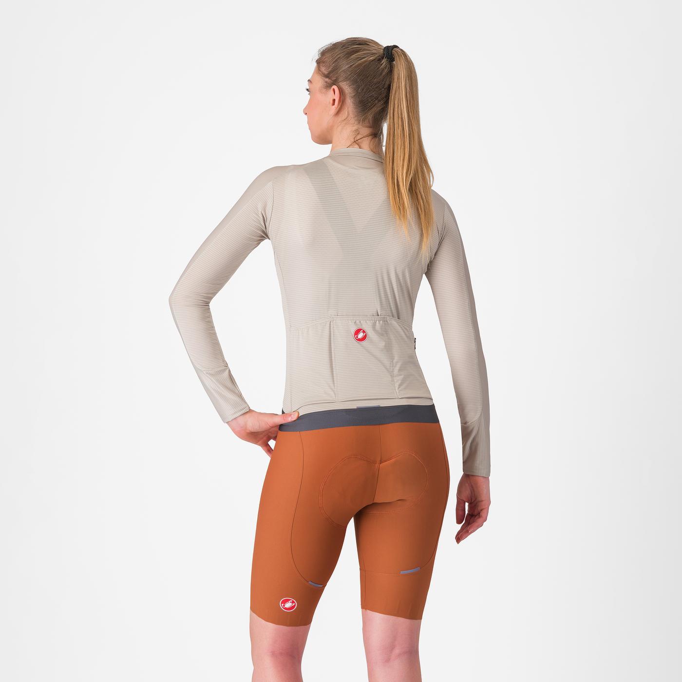 Cuissard Court à Bretelles CASTELLI ESPRESSO W DT Femme Marron