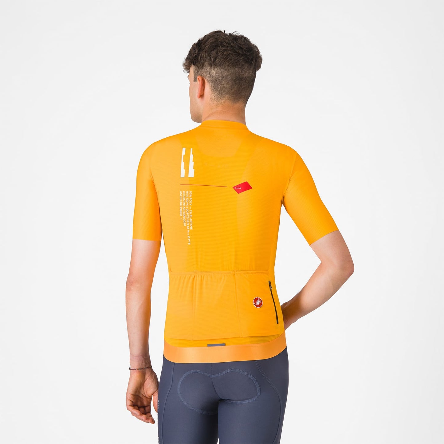 Maillot CASTELLI ESPRESSO R--A/D Manches Courtes Orange