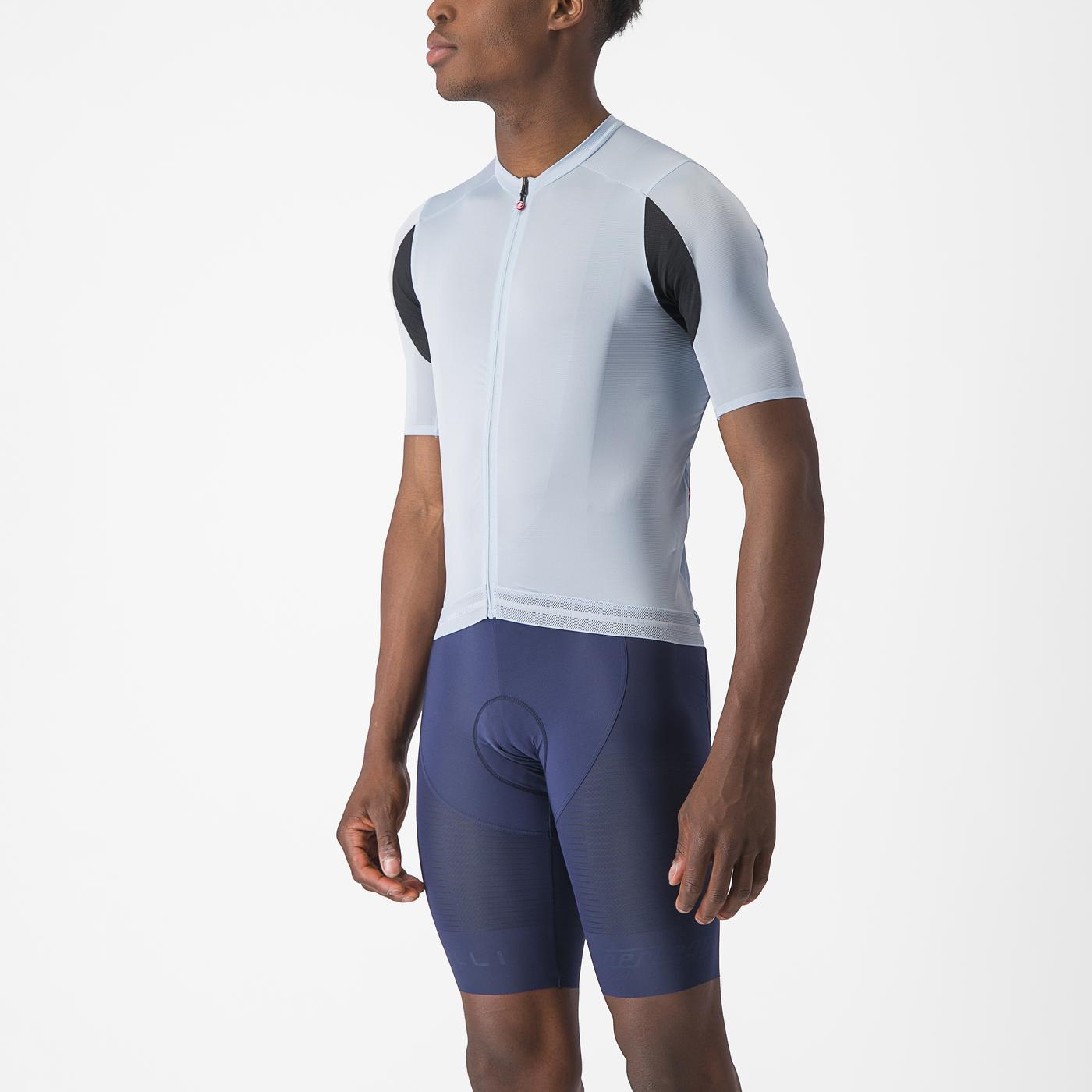 Maillot CASTELLI SUPERLEGGERA 3 Manches Courtes Bleu