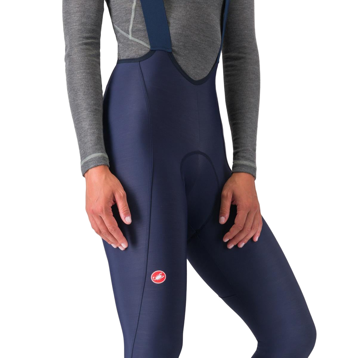 Cuissard long à Bretelles CASTELLI ESPRESSO W DT Femme Bleu