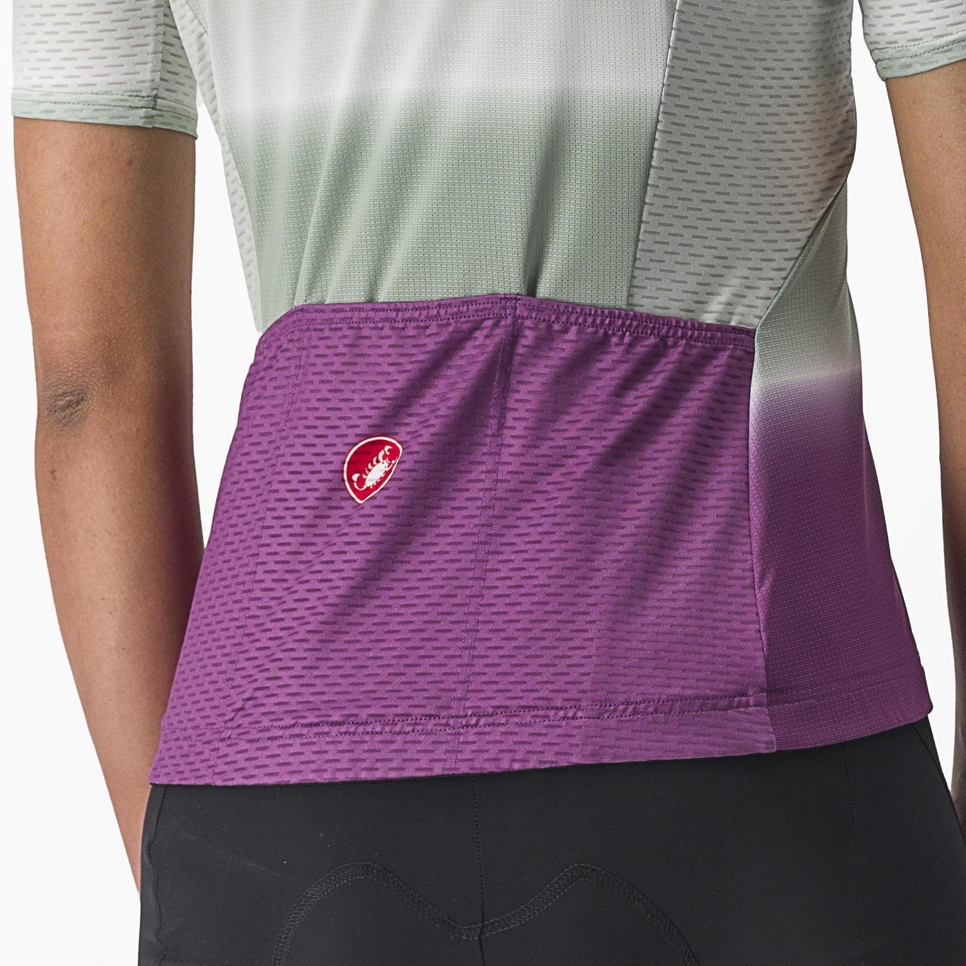 Maillot CASTELLI DOLCE Femme Manches Courtes Violet