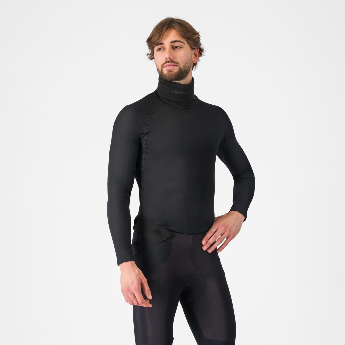 Sous-Vêtement CASTELLI FLANDERS 2 HIGH NECK WARMER Manches Longues Noir
