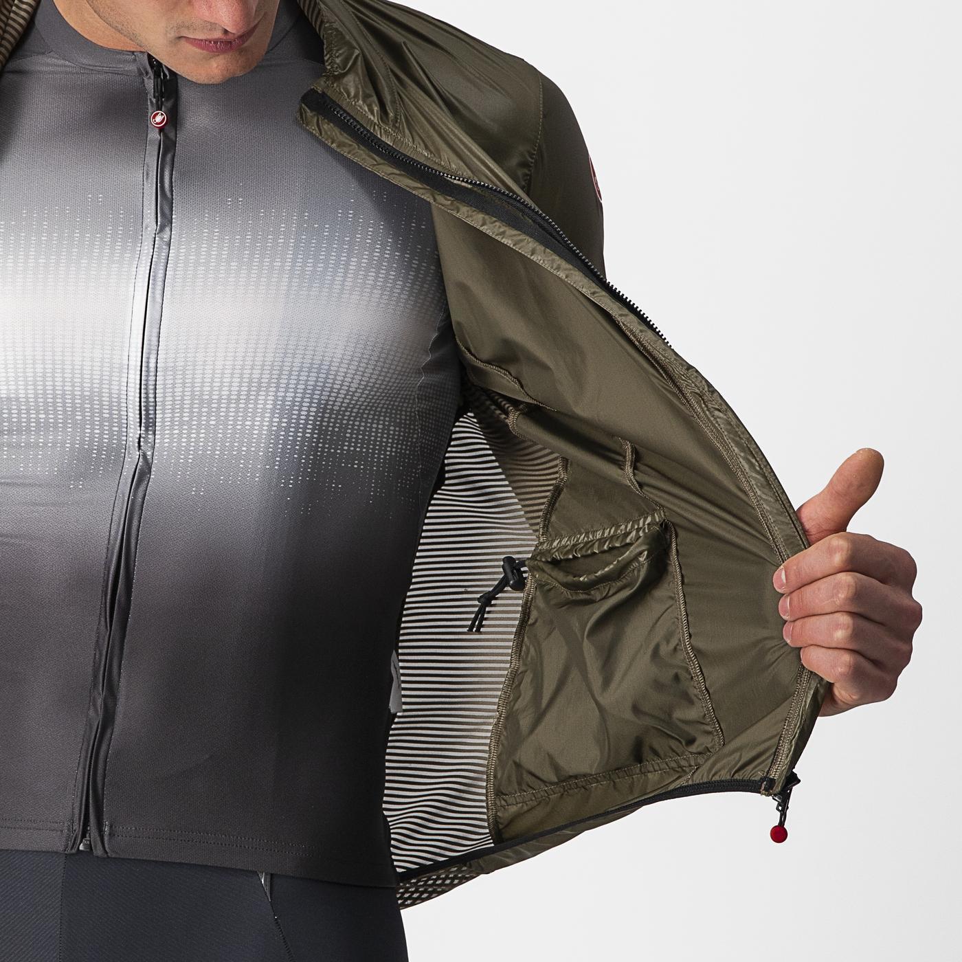 Veste CASTELLI ARIA SHELL Marron