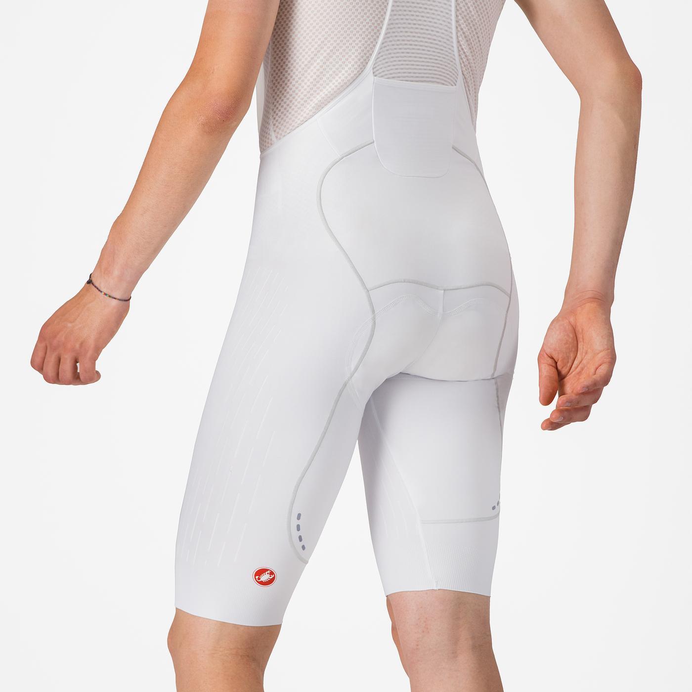 Cuissard Court à Bretelles CASTELLI FREE AERO RACE S Blanc