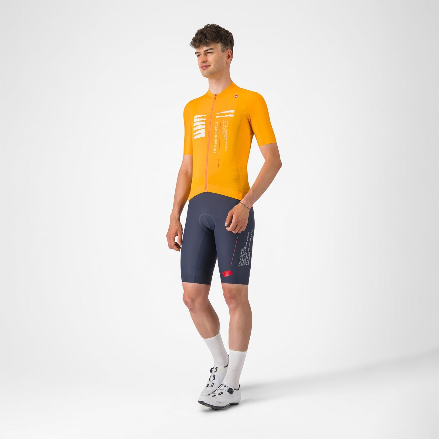 Maillot CASTELLI ESPRESSO R--A/D Manches Courtes Orange