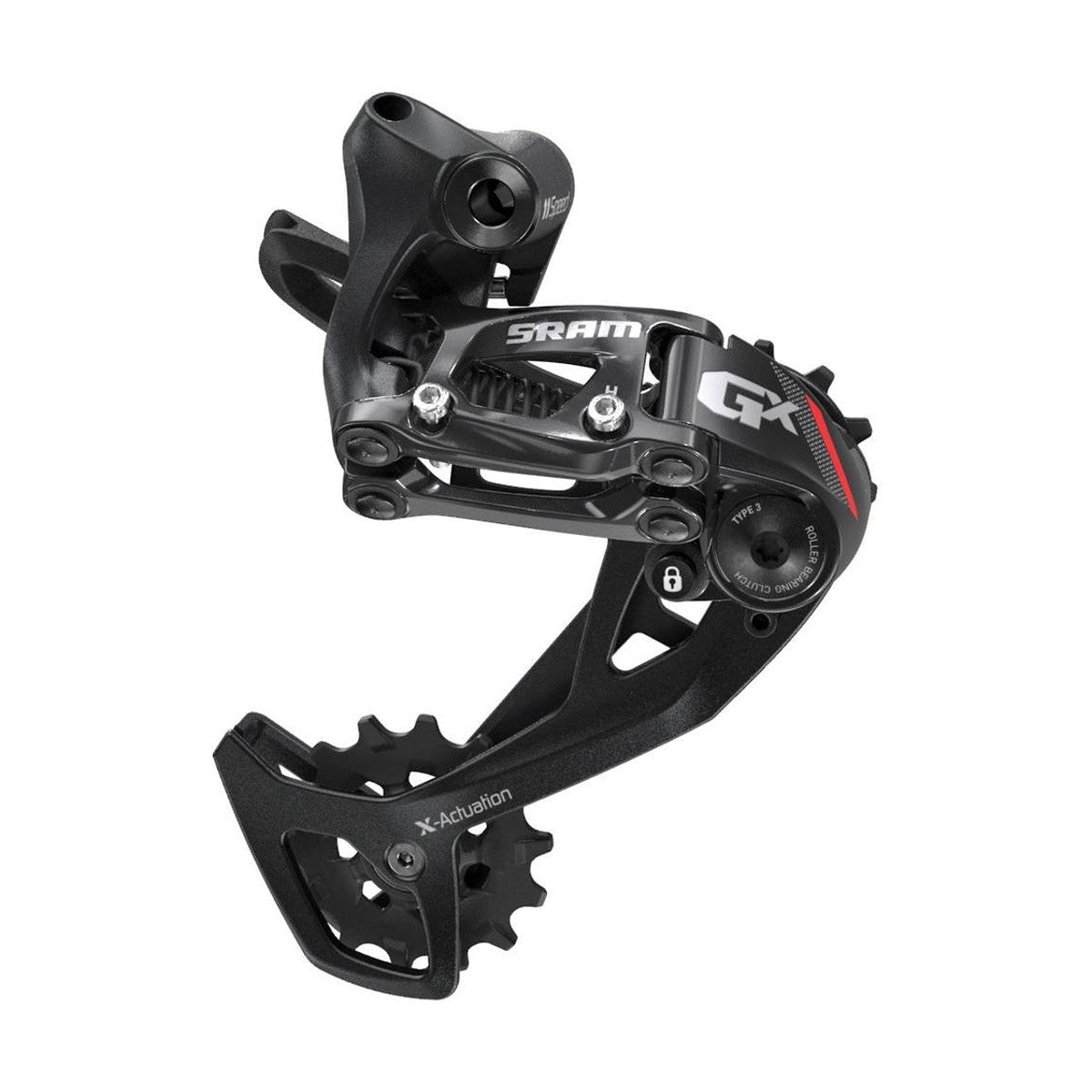 Dérailleur Arrière SRAM GX 2x11V Chape Moyenne Rouge