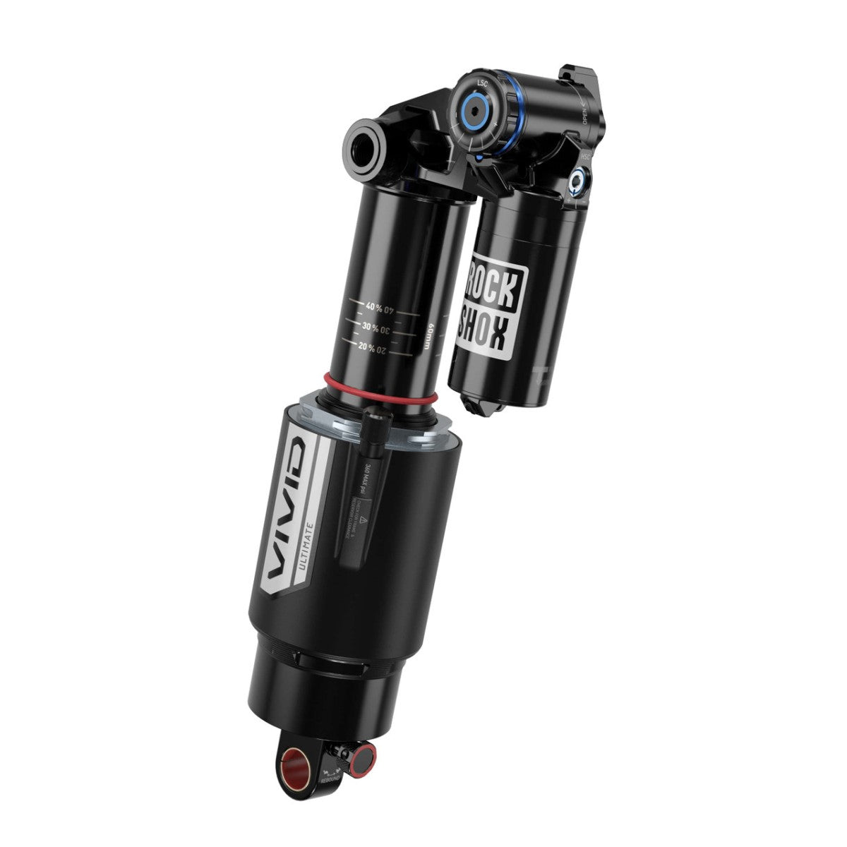Amortisseur ROCKSHOX VIVID ULTIMATE RC2T DEBONAIR HBO Trunnion