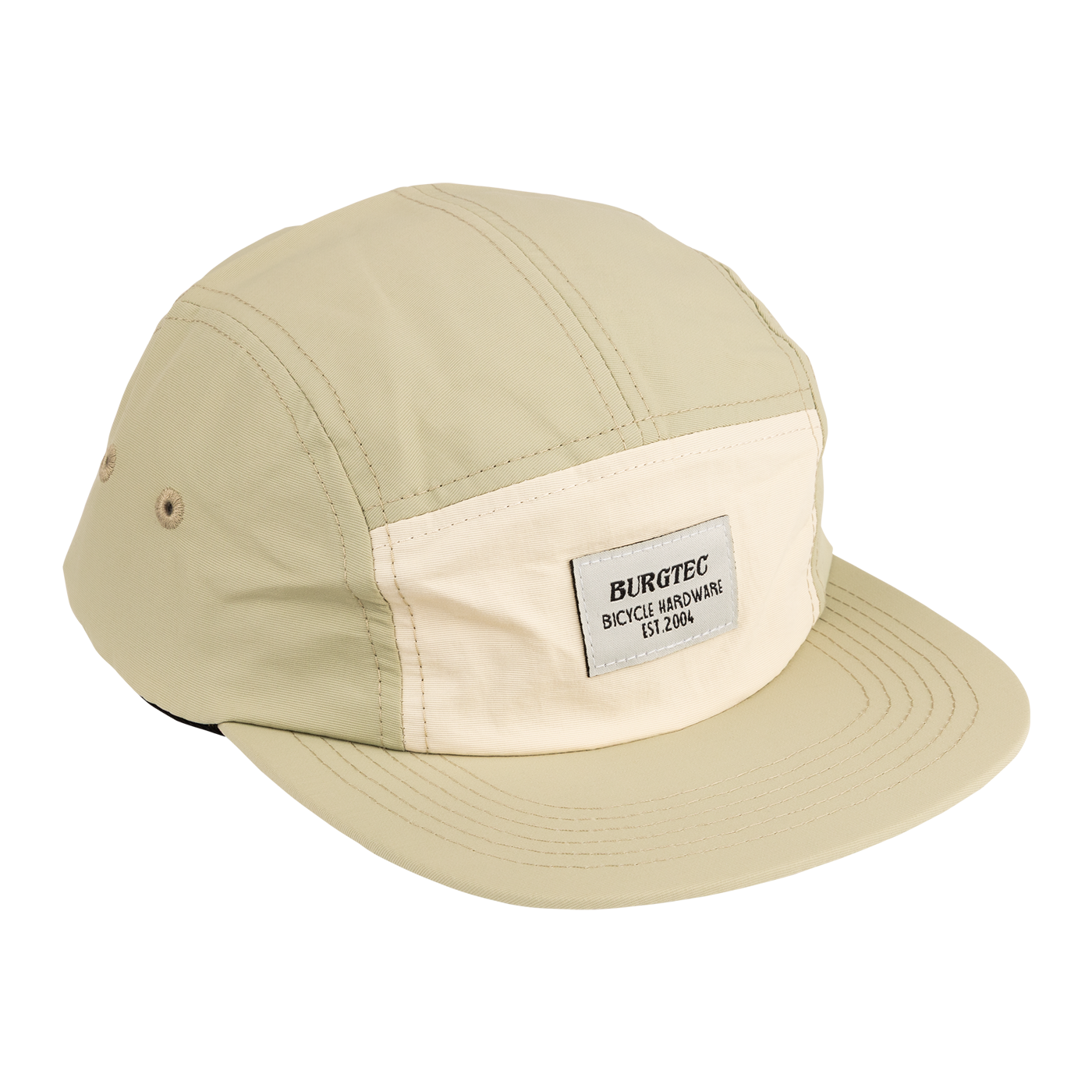 Casquette BURGTEC COURIER FIVE PANEL Crème Pistache