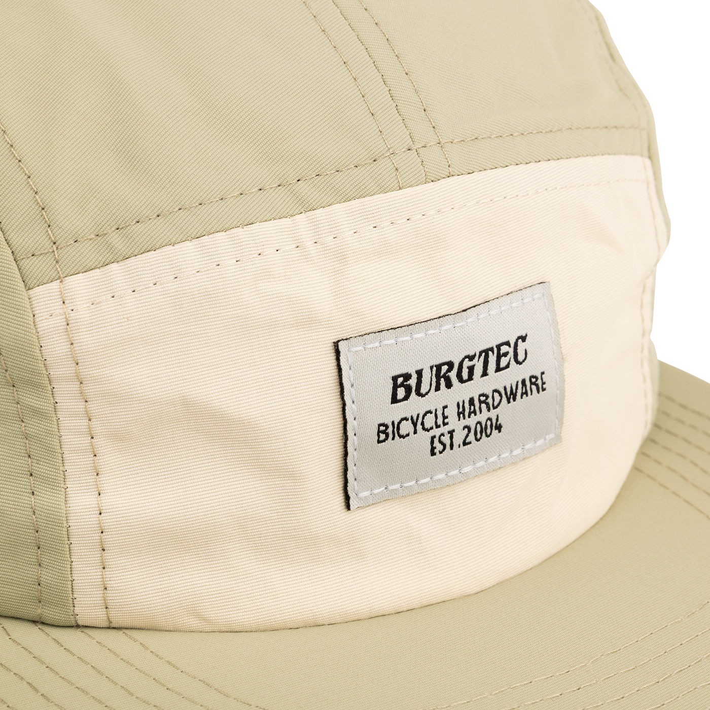Casquette BURGTEC COURIER FIVE PANEL Crème Pistache