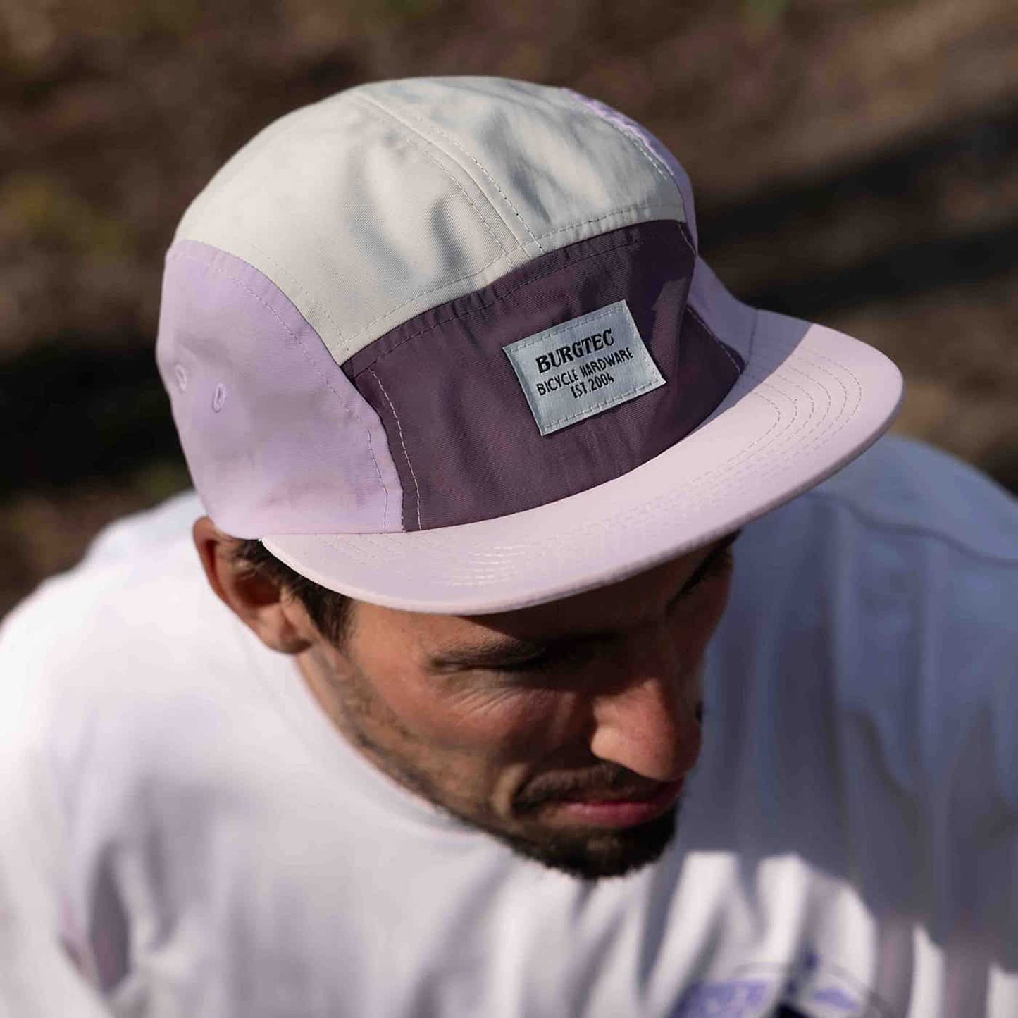 Casquette BURGTEC COURIER FIVE PANEL Limonade Rose