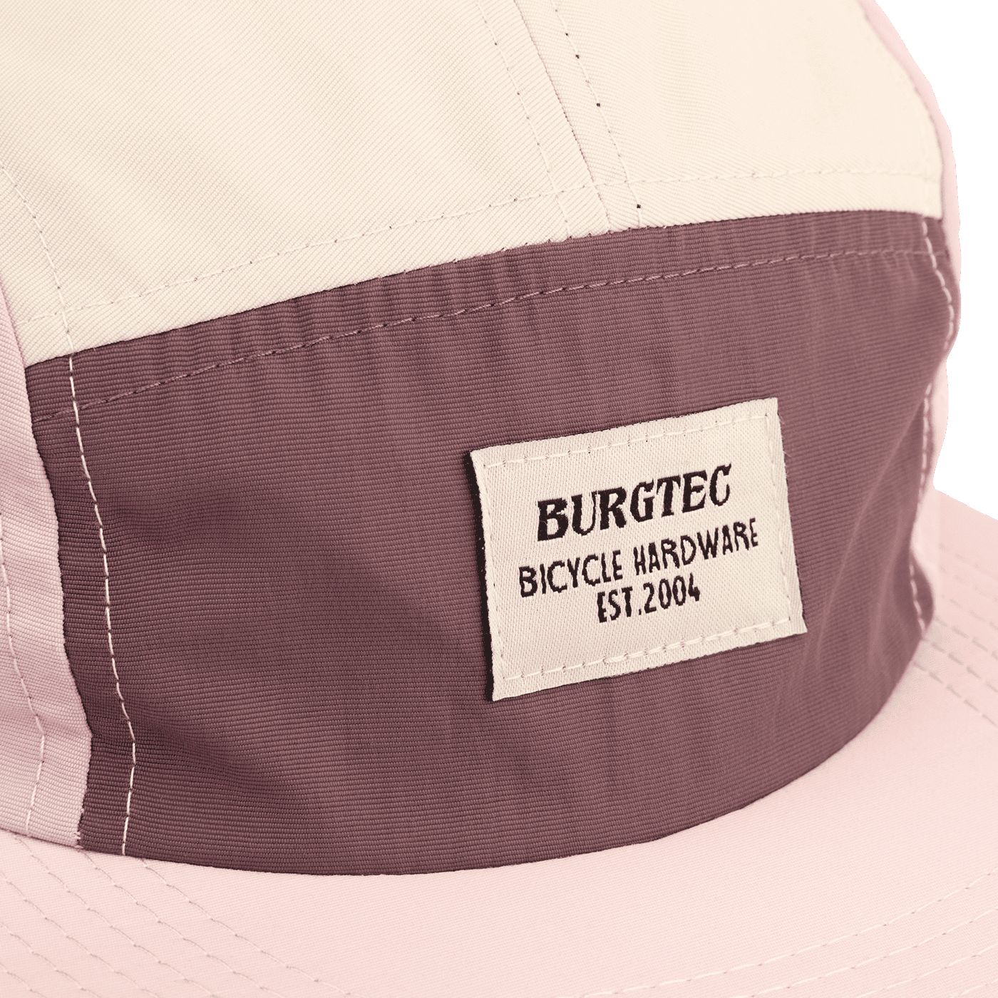 Casquette BURGTEC COURIER FIVE PANEL Limonade Rose