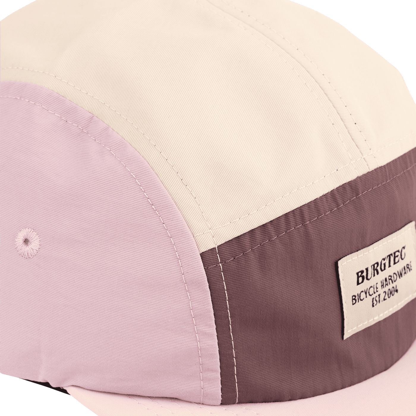 Casquette BURGTEC COURIER FIVE PANEL Limonade Rose