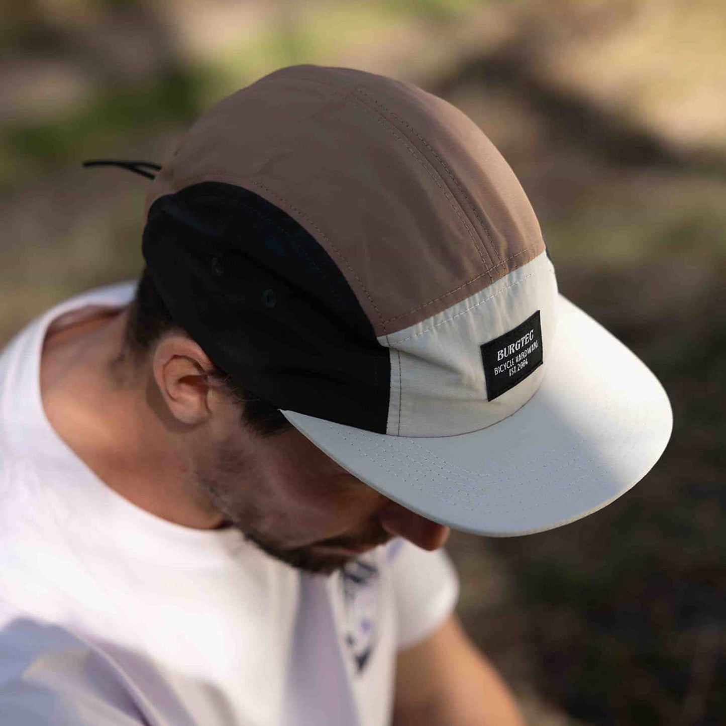 Casquette BURGTEC COURIER FIVE PANEL Macchiato