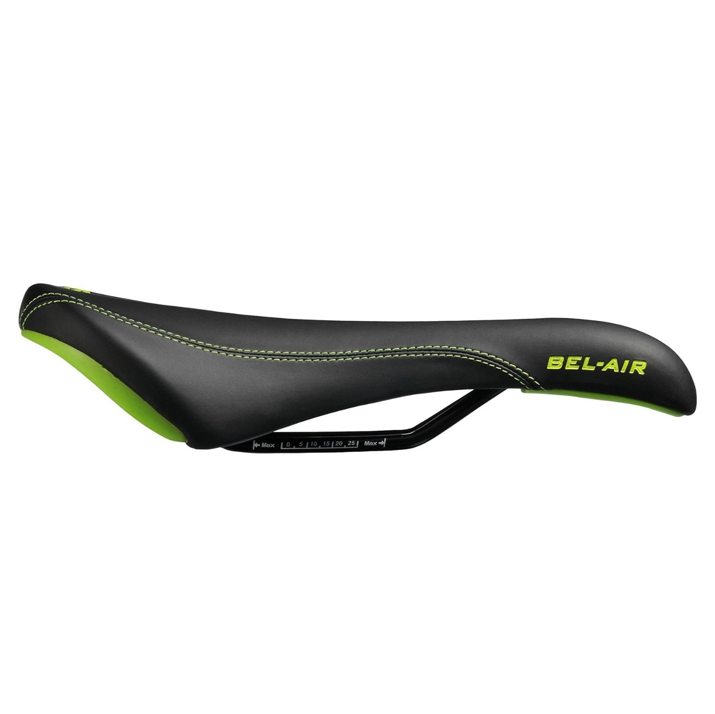 Selle SDG BEL-AIR RL Rails Acier Noir/Vert