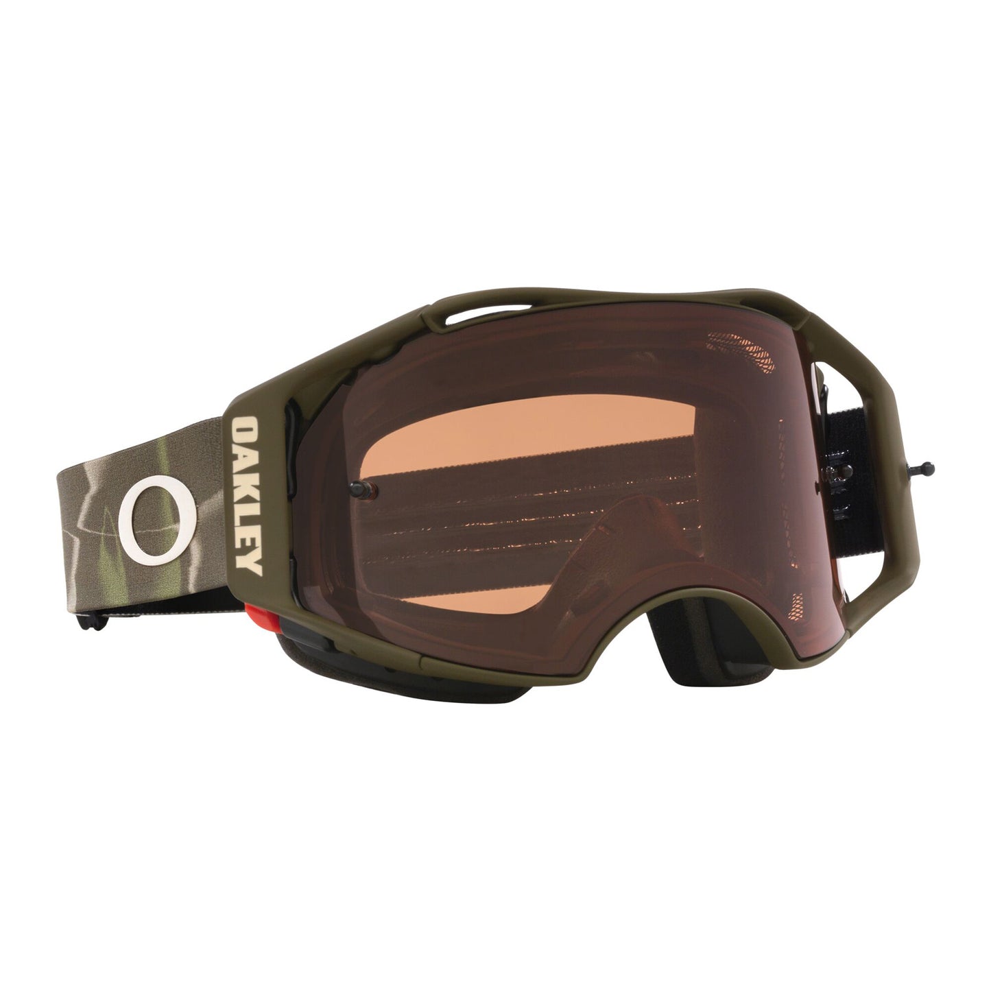 Masque OAKLEY AIRBRAKE MTB Dark Brush Camo Ecran Ecran Prizm MX Bronze