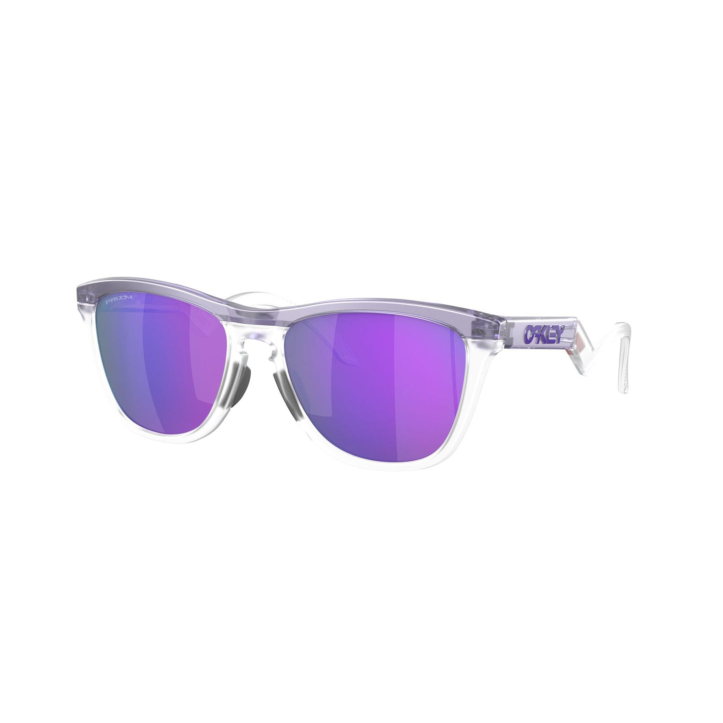 Lunettes OAKLEY FROGSKINS HYBRID Matte Trans Lilac/Clear Prizm Violet