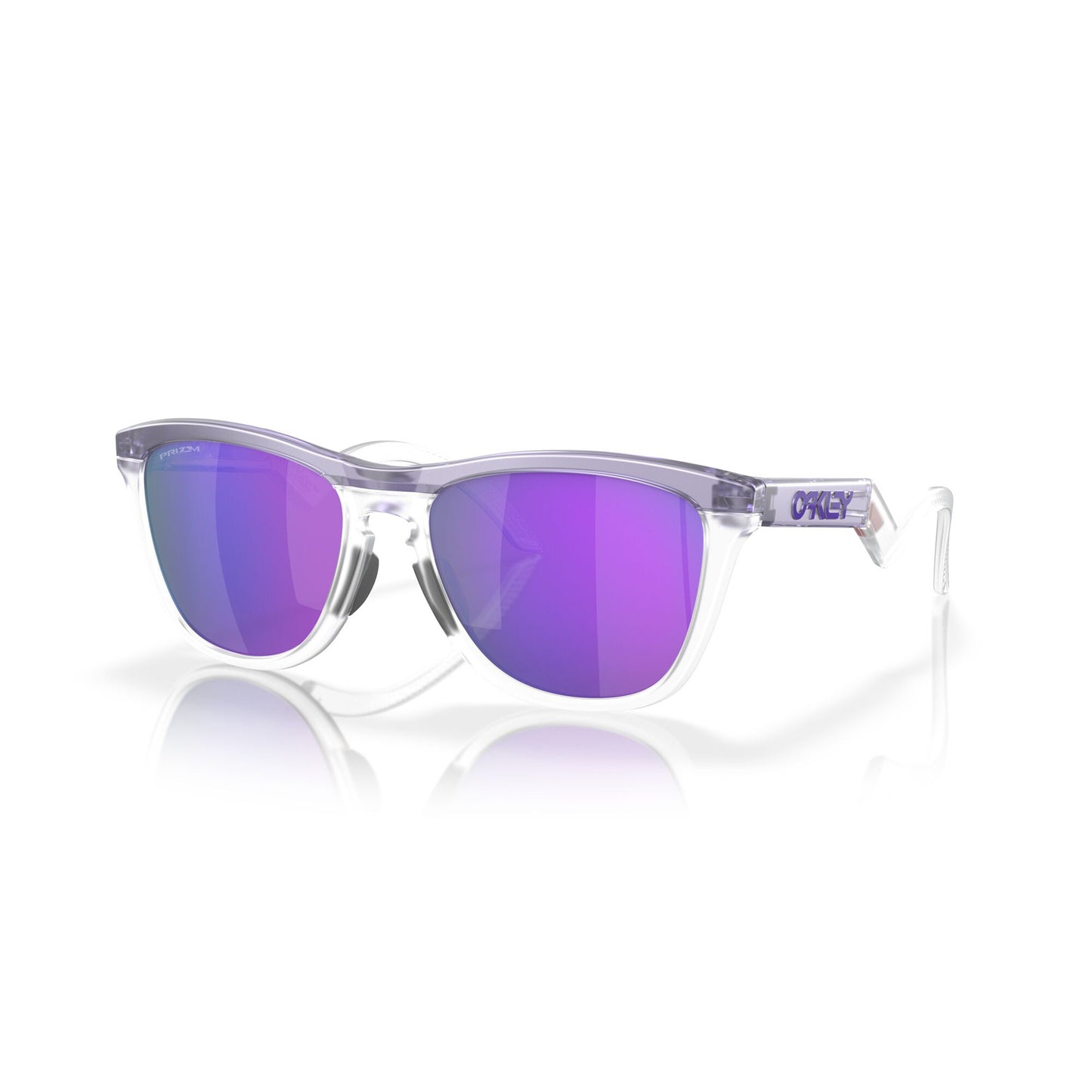 Lunettes OAKLEY FROGSKINS HYBRID Matte Trans Lilac/Clear Prizm Violet