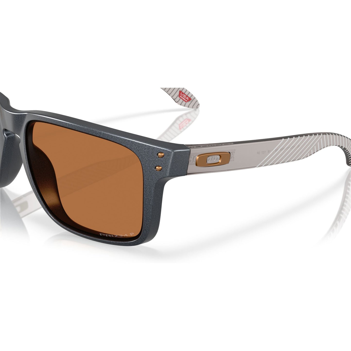 Lunettes OAKLEY HOLBROOK XL Blue Steel Prizm Bronze Polarized