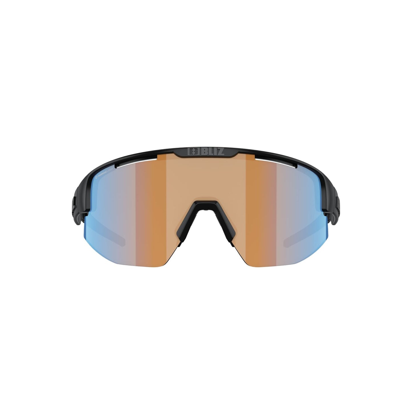 Lunettes BLIZ MATRIX SMALL Noir Matt Ecran Orange
