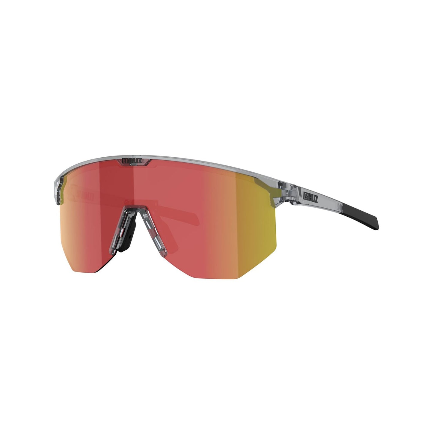 Lunettes BLIZ HERO Gris Transparent t Ecran Marron Rouge