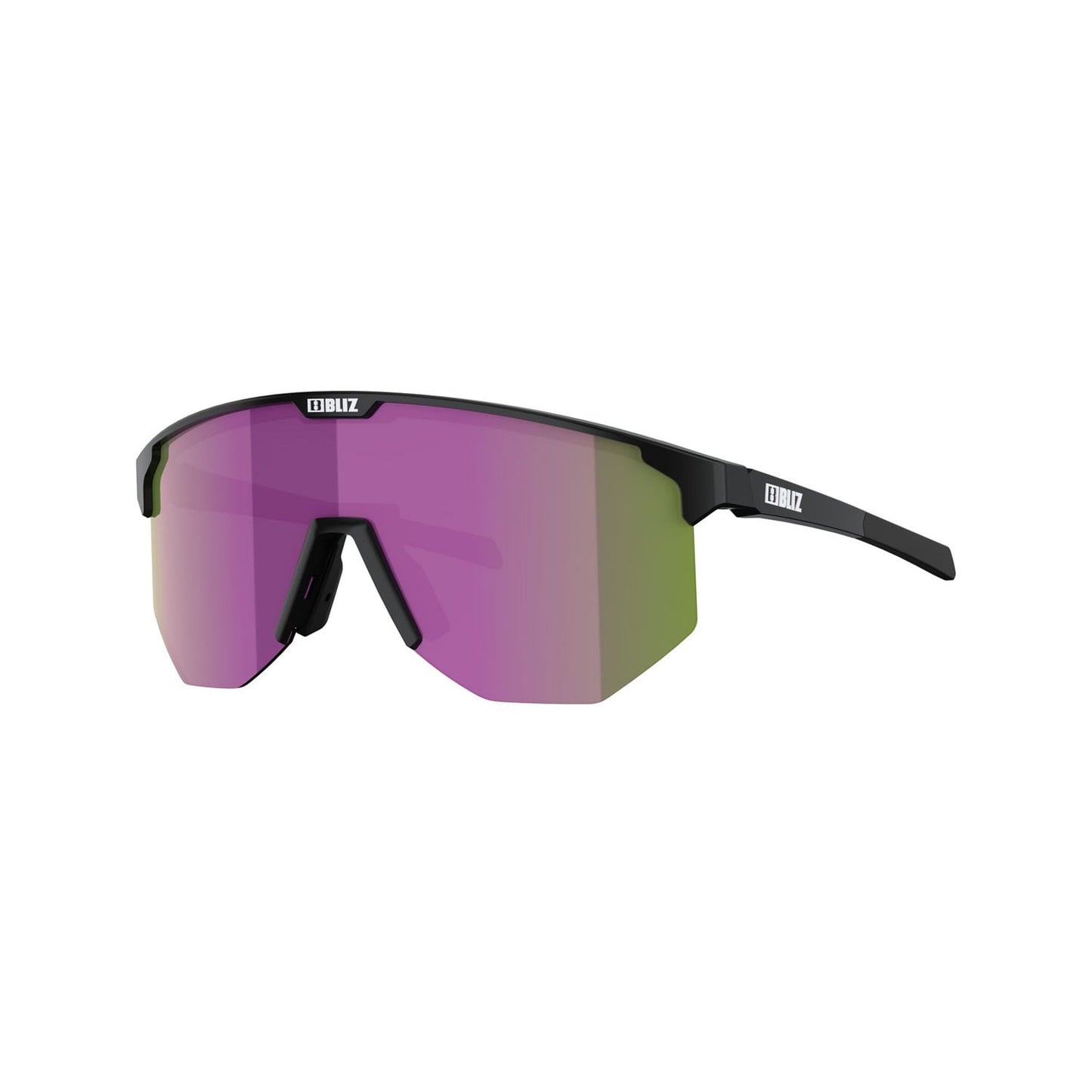 Lunettes BLIZ HERO SMALL Noir Matt Ecran Marron Violet