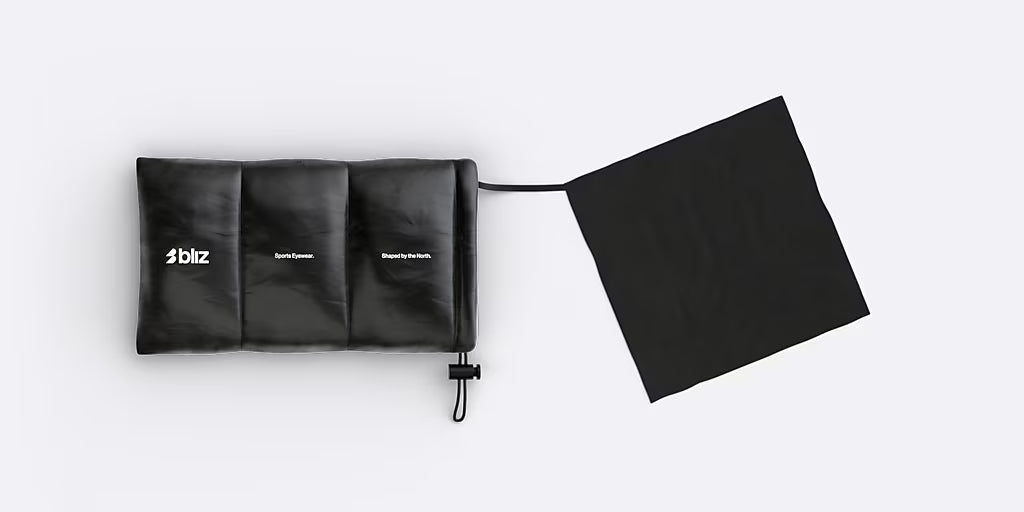 Lunettes BLIZ FUSION SMALL Noir Matt Écran Marron Rose