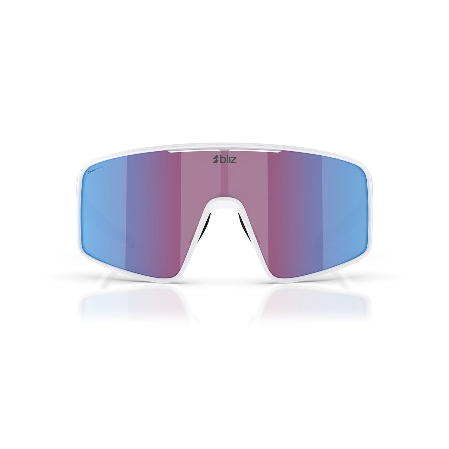 Lunettes BLIZ P001 Blanc Ecran Rose Violet Bleu Iridium