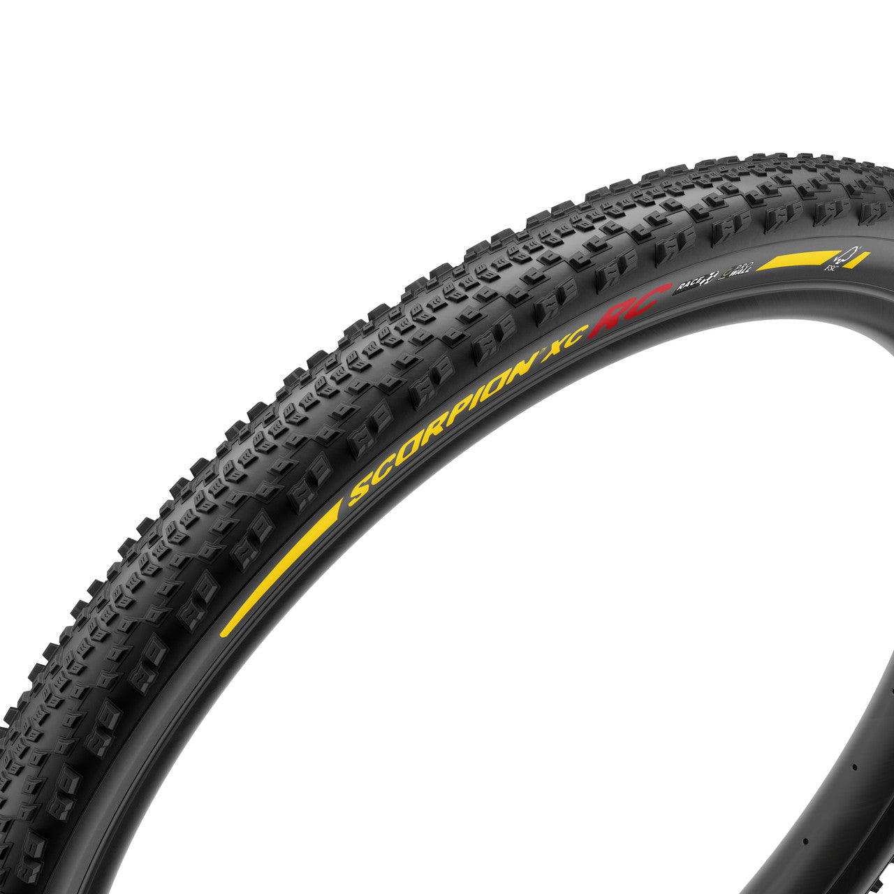 Pneu PIRELLI SCORPION RACE XC RC ProWall 29x2.40 Tubeless Ready Souple Noir/Jaune Team Edition