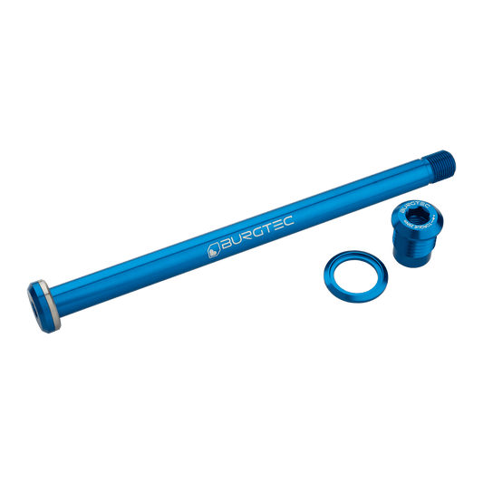 Axe de Roue Arrière BURGTEC 174mm pour Cadre Yeti Bleu Foncé