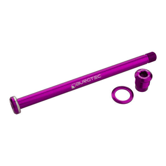 Axe de Roue Arrière BURGTEC 174mm pour Cadre Yeti Violet