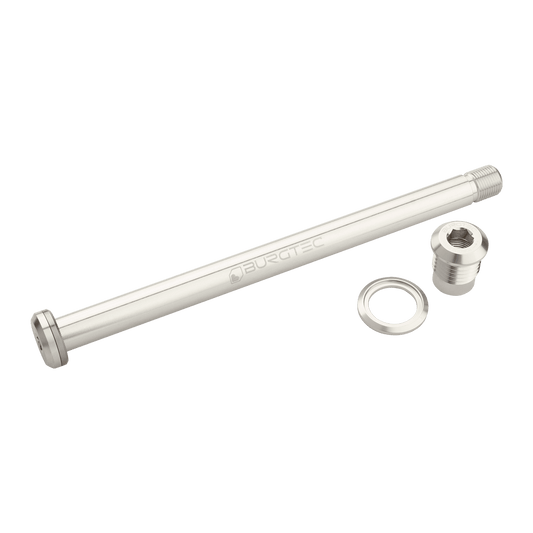 Axe de Roue Arrière BURGTEC 174mm pour Cadre Yeti Argent