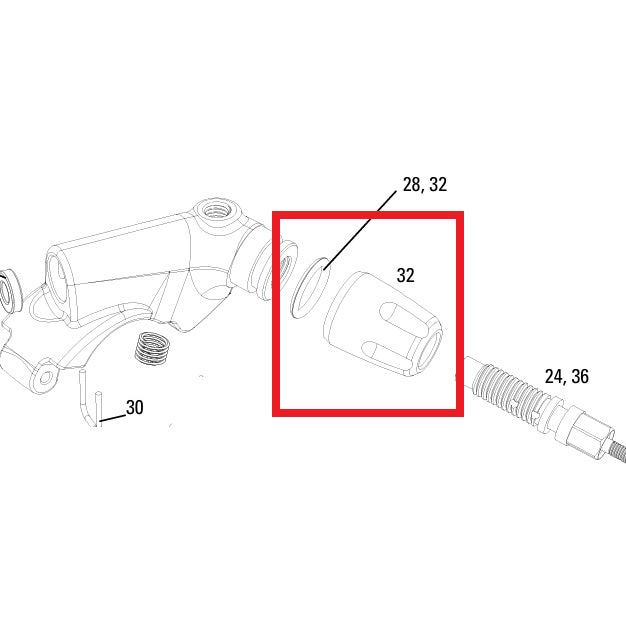 Kit Molette ROCKSHOX SPEED ADJUST REVERB A2-B1