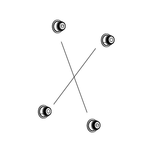 Kit de Visserie SRAM RIVAL 1x/2x pour Plateaux 94/107BCD