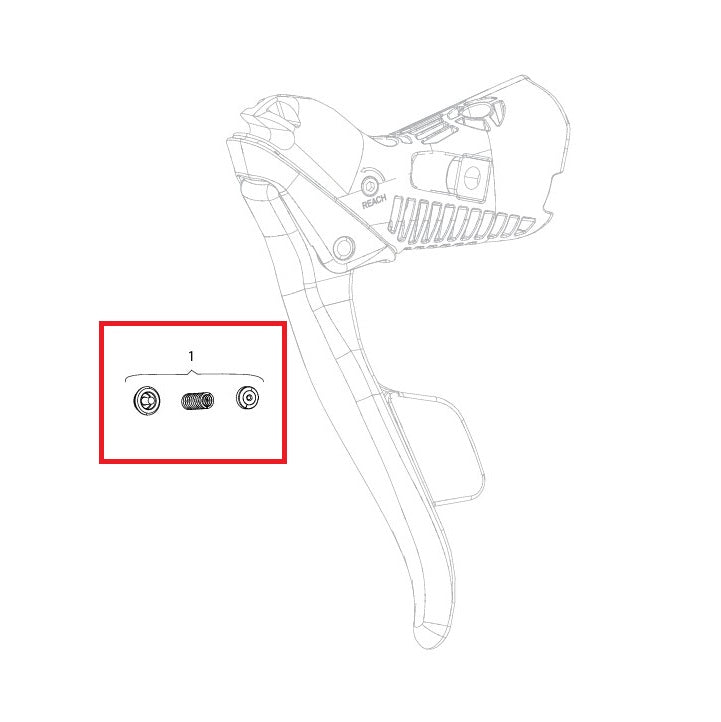 Kit Ressorts SRAM pour leviers FORCE/RED E-TAP AXS (X1)
