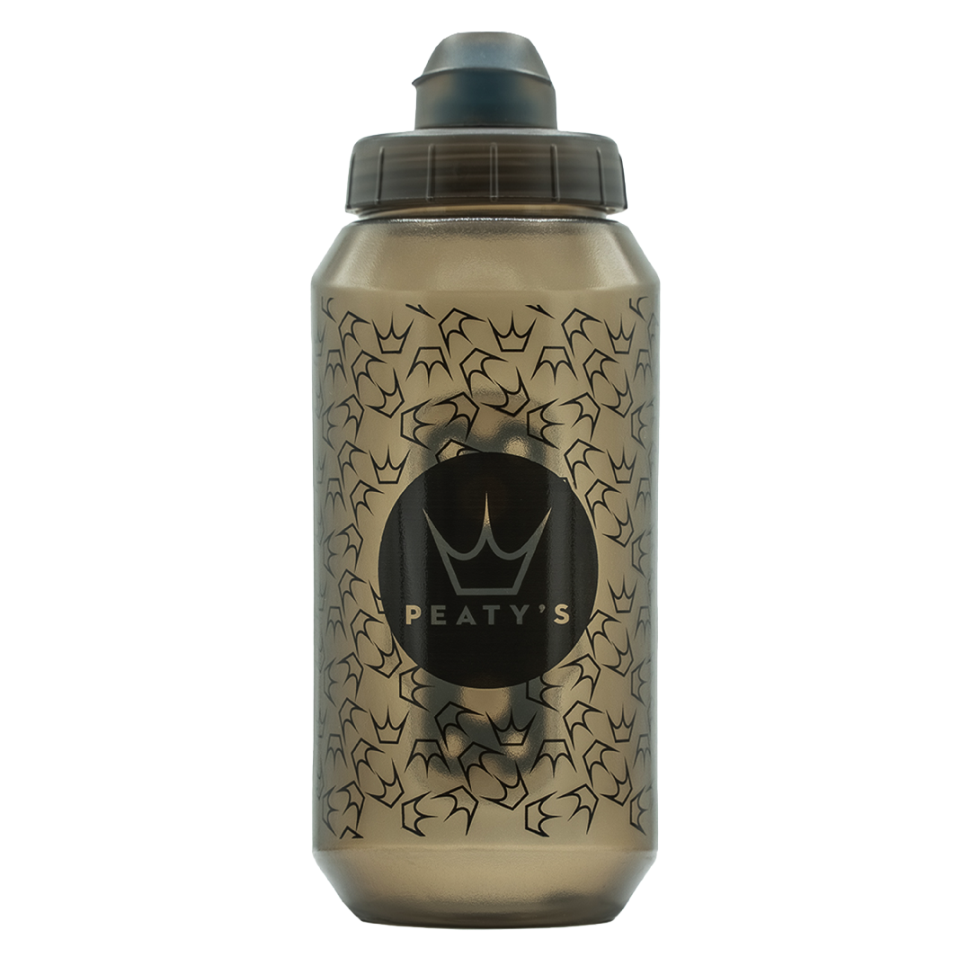 Kit Bidon et Porte-Bidon PEATY'S X FIDLOCK Big Dog (750ml) Fumé