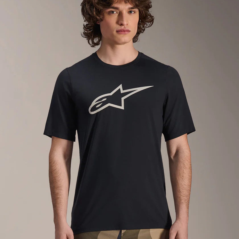 Maillot ALPINESTARS A-DURA ASTAR Manches Courtes Noir