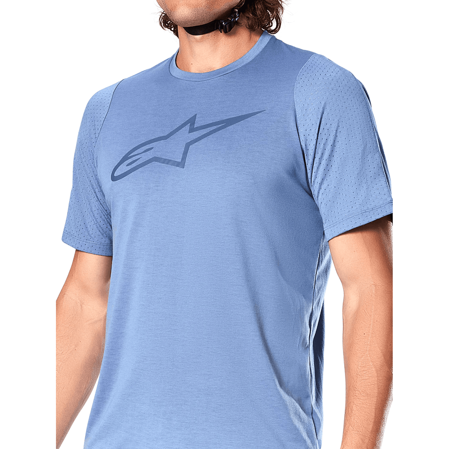 Maillot ALPINESTARS A-DURA ASTAR Manches Courtes Bleu