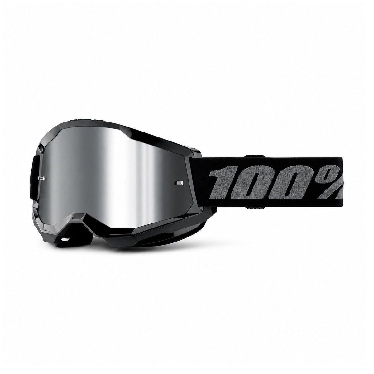 Masque 100% STRATA 2 Noir Mirror Gris