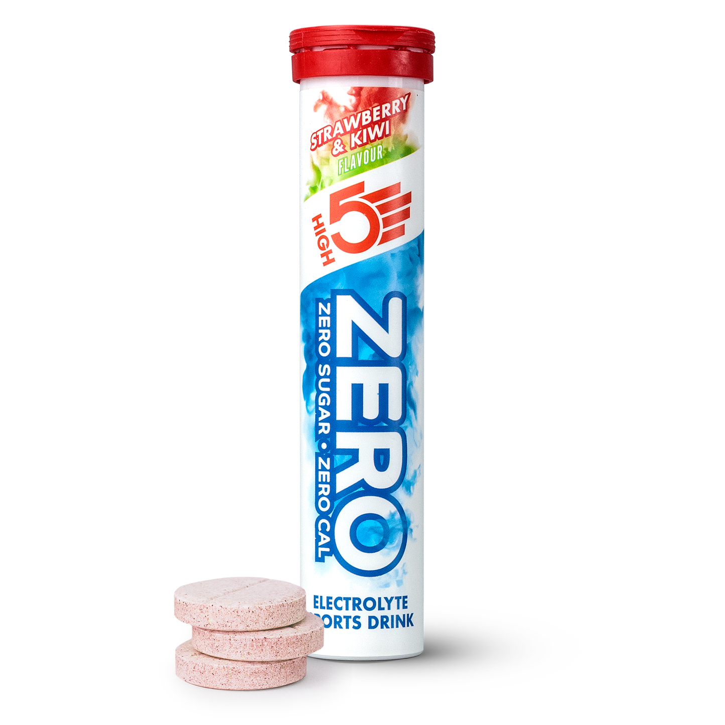 Pastilles d'Hydratation Electrolytes HIGH5 ZERO (x20) Fraise Kiwi