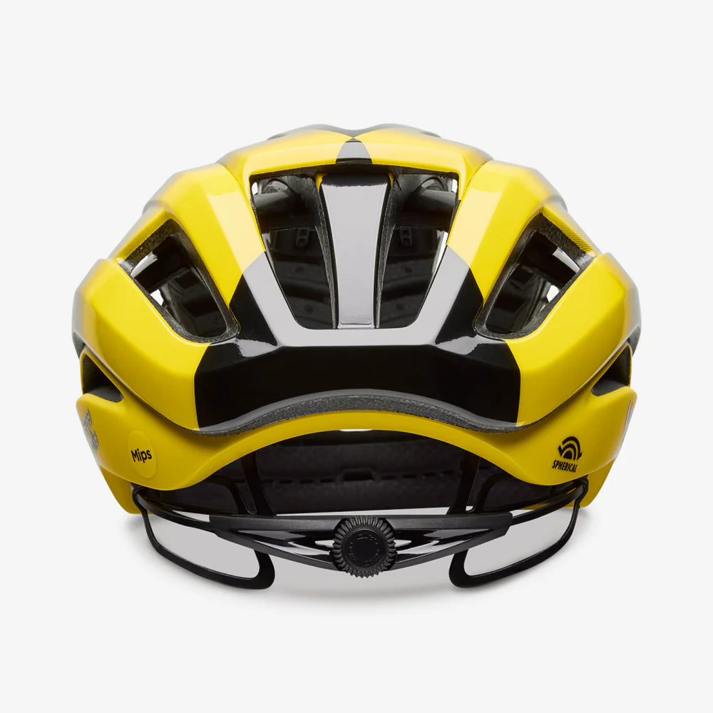 Casque Route GIRO ARIES MIPS SPHERICAL VISMA LEASE A BIKE Noir/Jaune