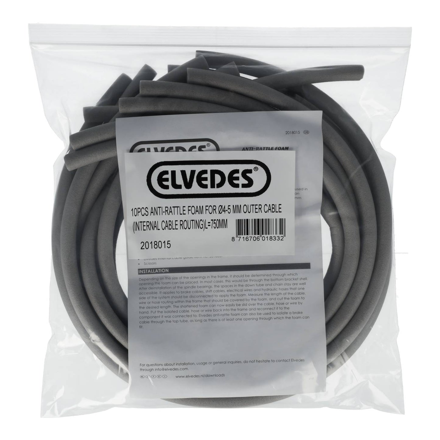 Mousse Anti Bruit Interne ELVEDES 11/6x750mm